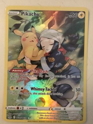 Pikachu tg05/tg30 rare holo pokemon