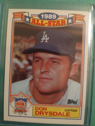 don drysdale baseball card free shipping