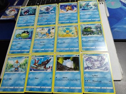 Pokemon Fusion Strike Water Cards