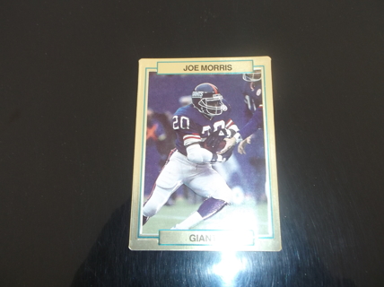 1989 Action Packed  test   Joe Morris   card  #   18   New York Giants 