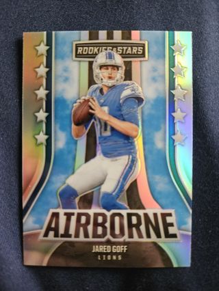 2023 Panini Rookies & Stars Airborne Silver Prizm Jared Goff