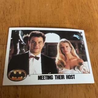 1989 Topps Batman - [Base] #24 Meeting Their Host