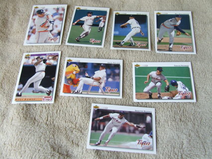 1992 Detroit Tigers Team Upper Deck Card Lot of 48