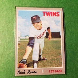 1970 - TOPPS BASEBALL CARD NO. 404 - RICH REESE - TWINS