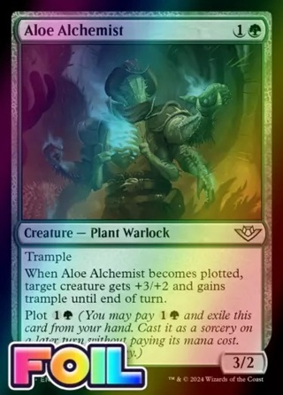 Aloe Alchemist OTJ MTG 152 FOIL UNCOMMON