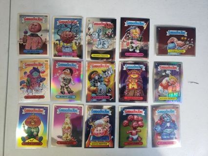 2021 Garbage Pail kids 30th anniversary Chrome cards with Refractors