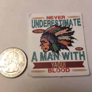 Indigenous sticker read description before bidding 