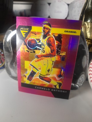 2022 Carmelo Anthony Syracuse Pink Chrome Rookie Replay