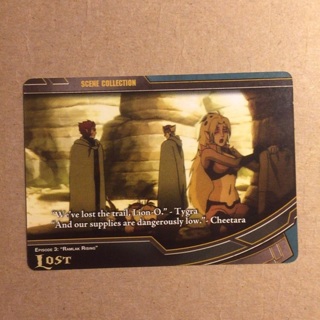 2011 Thundercats Scene Collection Trading Card | LOST | Card # 1-47