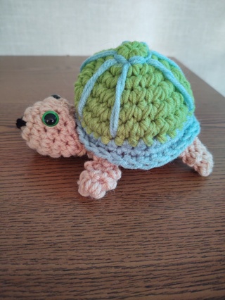 Hand Crocheted Amigurumi Turtle 