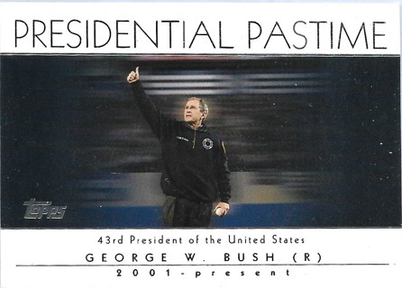 2004 Topps Presidential Pastime #PP42 George W. Bush