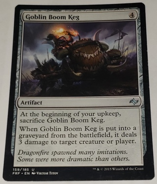 MTG ✨ Globin Boom Keg - (U) 159/185 Fate Reforged (FRF) ✨ Magic the Gathering (2015)