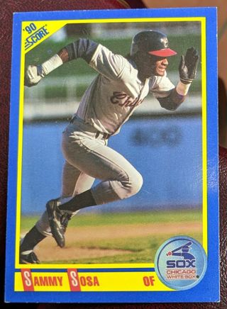 SAMMY SOSA ROOKIE CARD