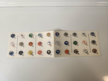 Sheet Football Helmet Stickers