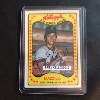 1981 Kellogg’s Lee Mazzilli #46