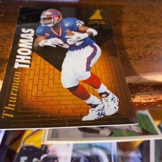 1995 pinnacle zenith edition Thurman Thomas football card 