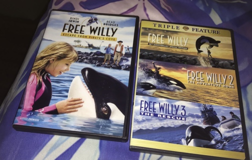 ~Free Willy dvds~