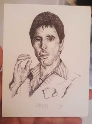 Al Pacino "Scarface" Art Card