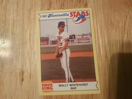 87 Huntsville Stars Burger King Wally Whitehurst