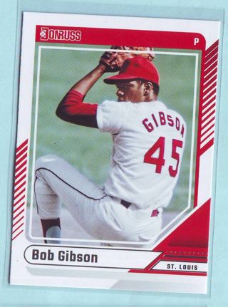 2024 Donruss Bob Gibson Baseball Card # 33 Cardinals