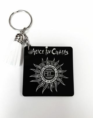 Alice In Chains Sublimated Keychain With Tassel ~ New