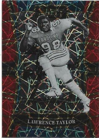 2023 SELECT DRAFT PICKS LAWRENCE TAYLOR RED LAZER PRIZM REFRACTOR CARD