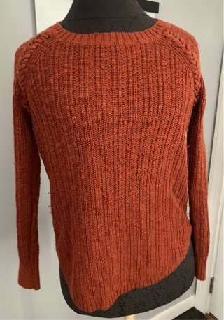 Pink Republic Women’s Orange Long Sleeve Sweater Size M Medium Preowned 