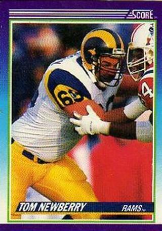 Tradingcard - 1990 Score #192 - Tom Newberry - Los Angeles Rams