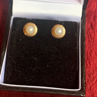 14k pearl stud earrings 