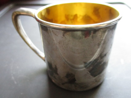 Vintage Silver Plate Oneida Silversmith Baby Cup or Mug