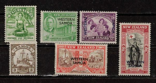 Samoa Old Unused Stamps