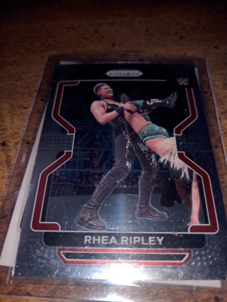 Two card ot WWE Stars Rhea Ripley and Jey uso 