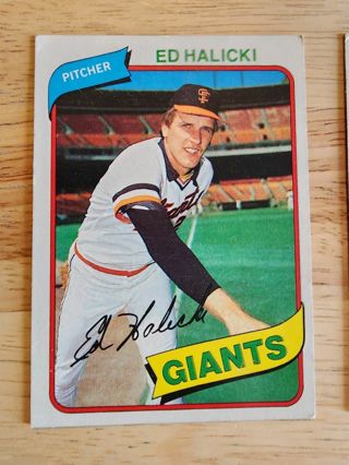 80 Topps Ed Halicki #217