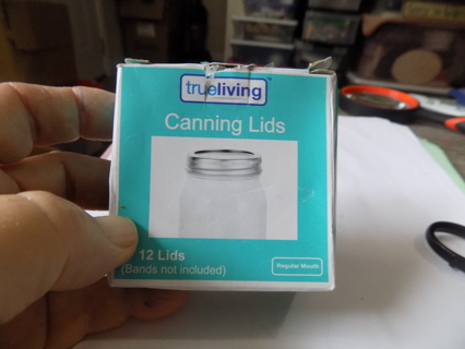 NIP 12 count True Living canning lids # 1