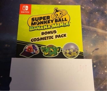 Super Monkey Ball Banana Mania Cosmetic Pack Nintendo Switch