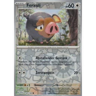 Tradingcard - Pokemon 2023 german  Ferkuli 154/198 REVERSE HOLO 