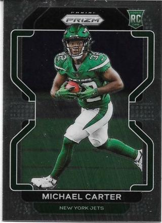 2021 PRIZM MICHAEL CARTER ROOKIE CARD