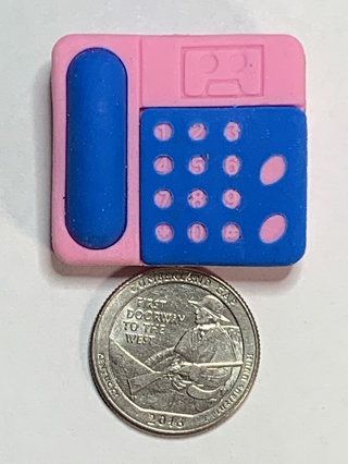 RUBBER ERASER~MOST HAVE REMOVABLE PARTS~#23~1 ERASER ONLY~PLEASE READ DESCRIPTION~FREE SHIPPING!