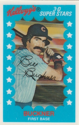 1982 kelloggs bill buckner card