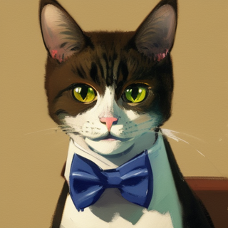 Listia Digital Collectible: Fancy Cat