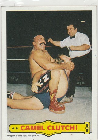 1985 WWF Wrestling Topps - The IRON SHEIK (RIP)