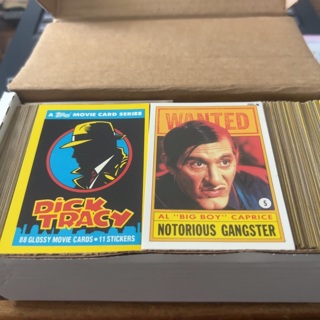 1990 Topps Dick Tracy 400ct Lot and 20 Stickers