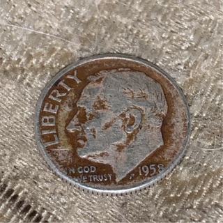 1958 D Dime