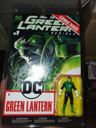 McFarlane DC Comics Page Punchers 4" Green Lantern Rebirth Figure+Comic (Brand New)