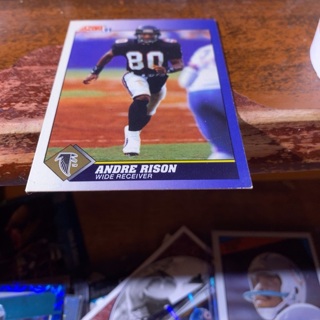 1991 score andre rison football card 