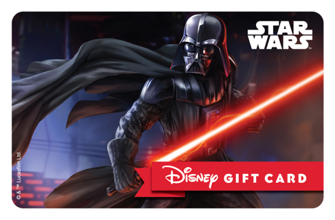 $5 Disney Gift Card eGift Darth Vader