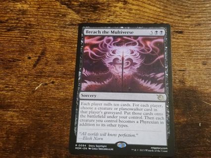 Magic the gathering mtg Breach the Multiverse rare card March of the Machine