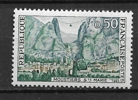 1965 France Sc1126 Moustiers-Sainte-Marie MNH