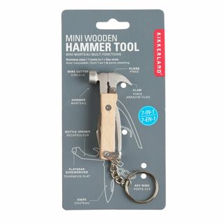 Kikkerland Mini Wooden Hammer Multi Tool (Quantity 5)