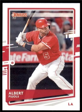 2020 Donruss #188 Albert Pujols - Los Angeles Angels